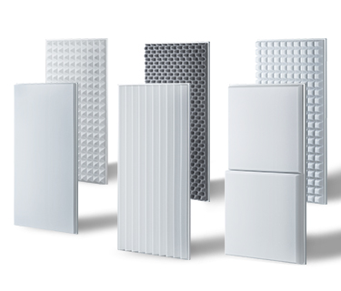 Ljudabsorbent i en &auml;del monteringskassett